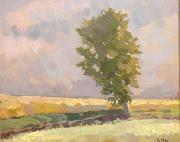 konrad magi Landscape of Viljandi oil painting artist